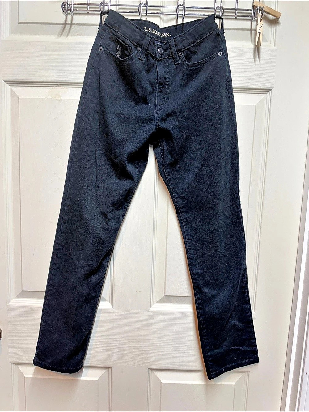 U.S. Polo Assn. kids Slim Black Jeans Like New